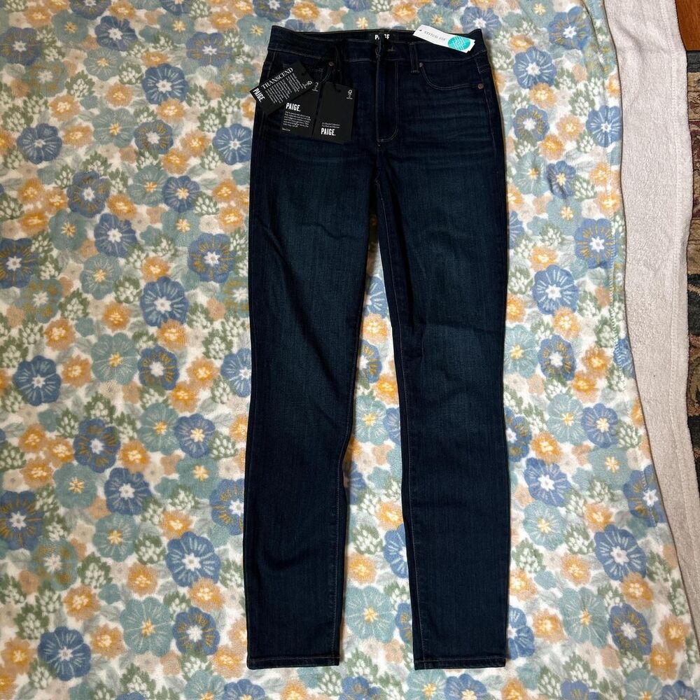 PAIGE Hoxton Ankle Skinny Jean Dark wash high-waisted nwt women's 4